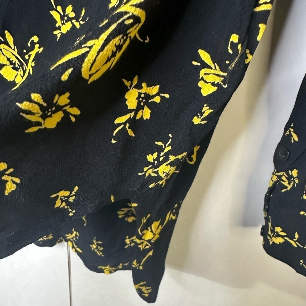 GANNI Floral Crepe Shirt - Picture 6 of 8